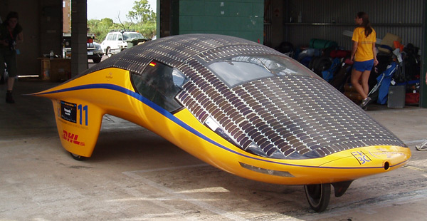 Les voitures et l'énergie solaire
